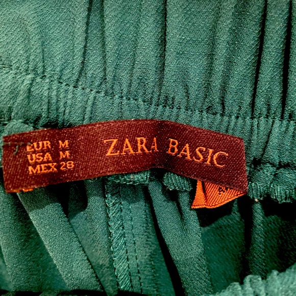 Zara flowing skirt, Medium, emerald green - Picture 3 of 3